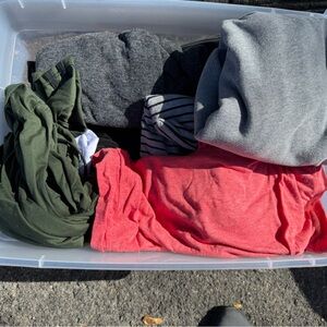 Box of Medium maternity Tops